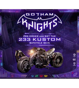 Gotham Knights - 233 Kustom Batcycle Skin DLC PS4 PlayStation 4 Key EUROPE
